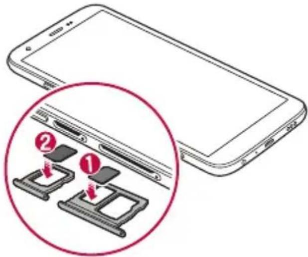 LG LMX320EMW - Installing the SIM card - 4