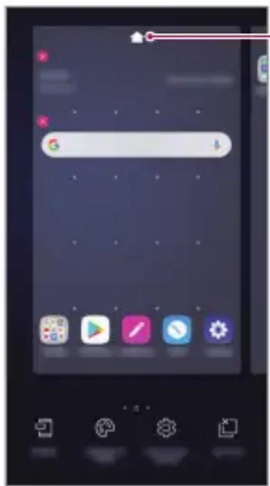 LG LMX320EMW - Edición de la pantalla inicio - 1