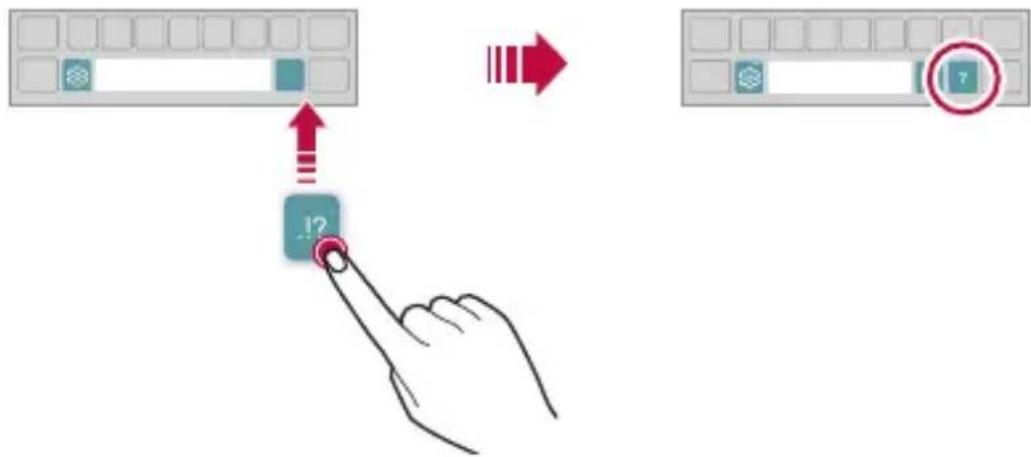 LG LMX320EMW - Changing the QWERTY keyboard layout - 1