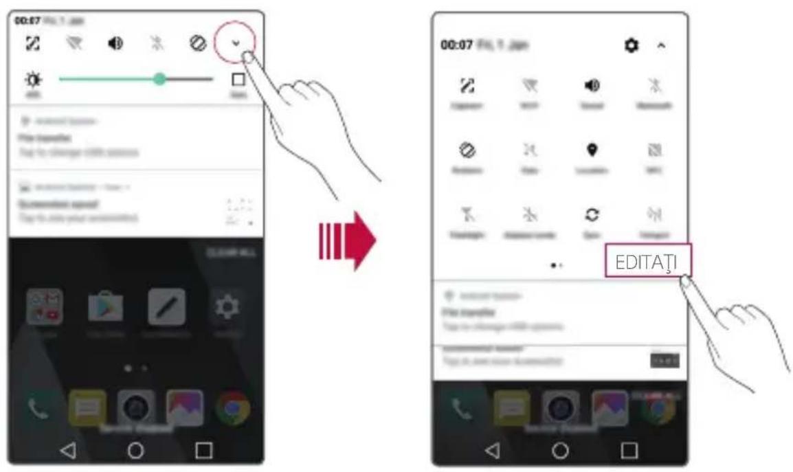 LG M250n - Panoul Notificări - 1