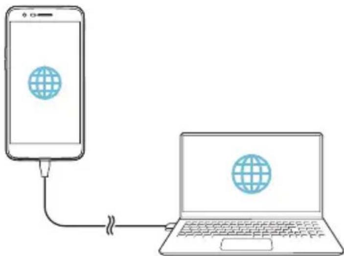 LG M250n - Tethering przez USB - 2