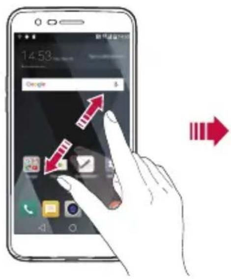 LG M250n - Zobrazenie témy pozadia - 1