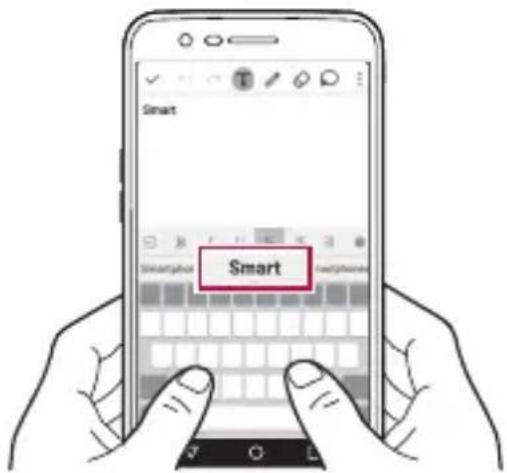 LG M250n - Uso de Smart Keyboard - 1