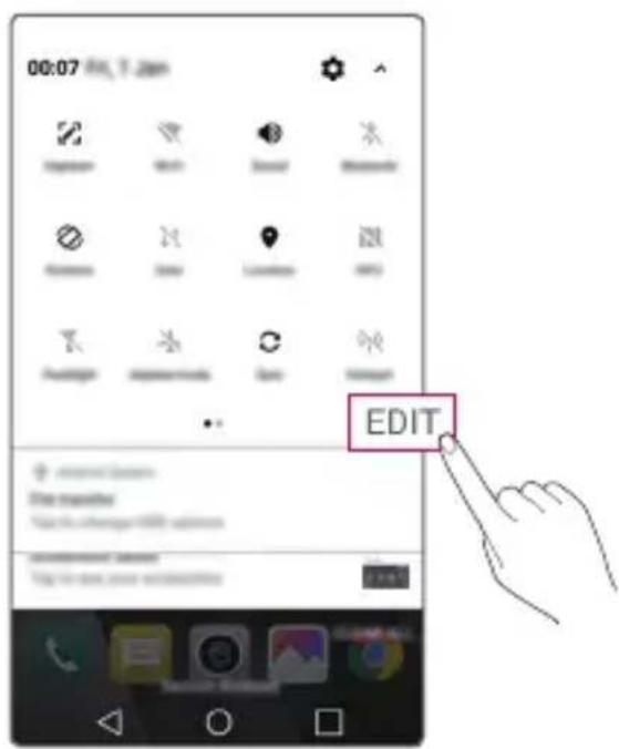 LG M250n - Notifications panel - 2