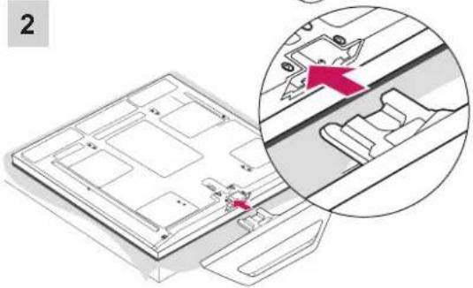 LG 60PM970S - Attaching the stand - 2