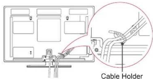 LG 60PM970S - Tidying cables - 2