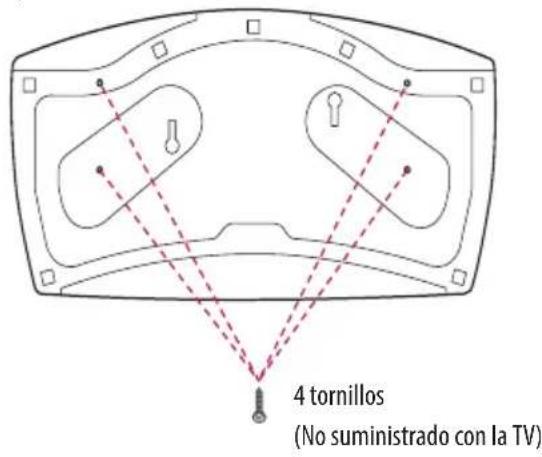 LG 49LW341H - Fijación de la TV sobre un escritorio - 1