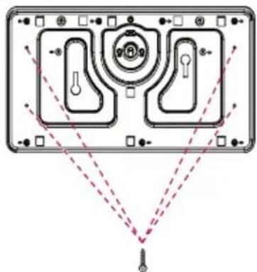 LG 22LX530H - Befestigung des TV-Geräts an einem Tisch - 1