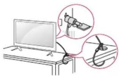LG 32LX541H - Kensington güvenlik sisteminin kullanımlası - 1