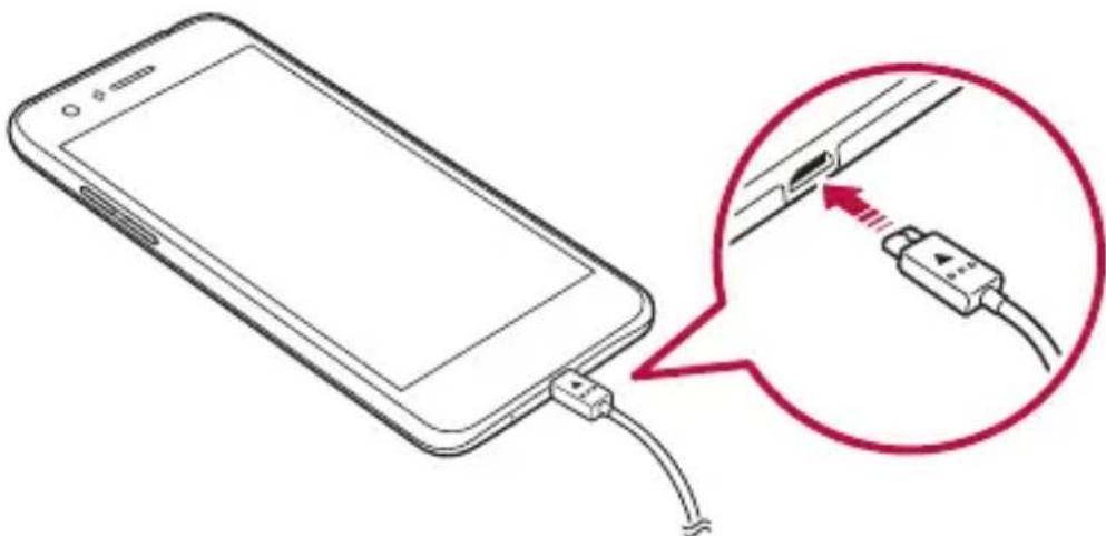 LG LMX210EM - Charging the battery - 1