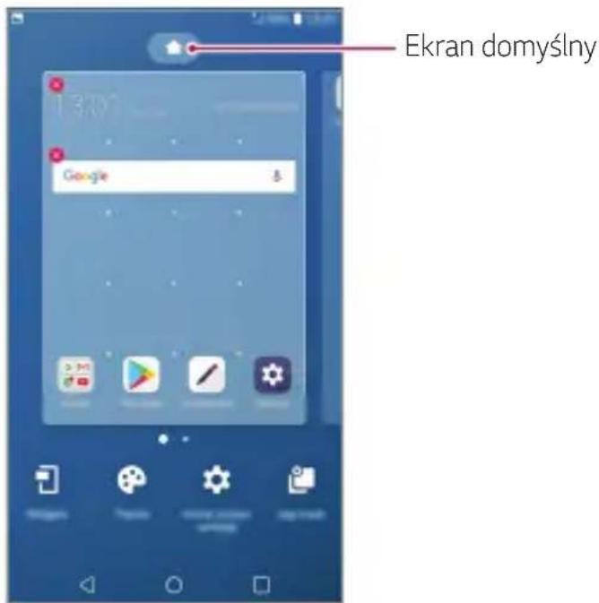 LG LMX210EM - Edytowanie ekranu glównégo - 1