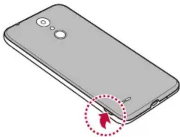 LG LMX210EM - Installing the SIM card - 1