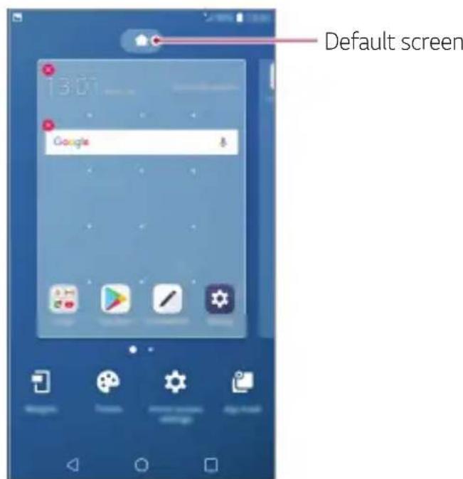 LG LMX210EM - Editing the Home screen - 1