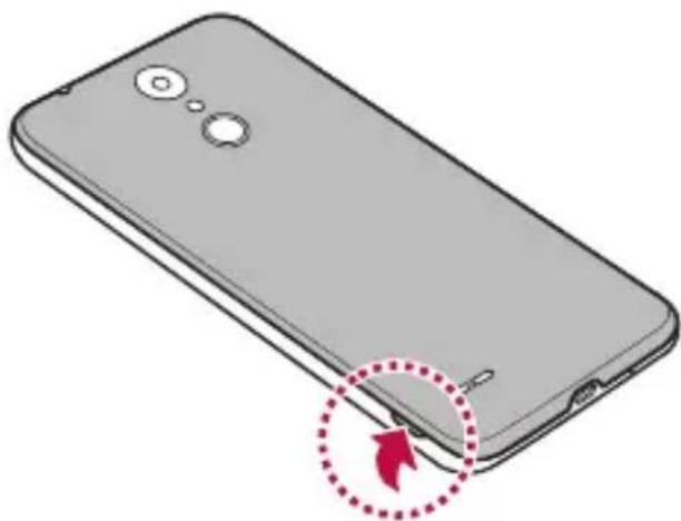 LG LMX210EM - Installation de la carte SIM - 1