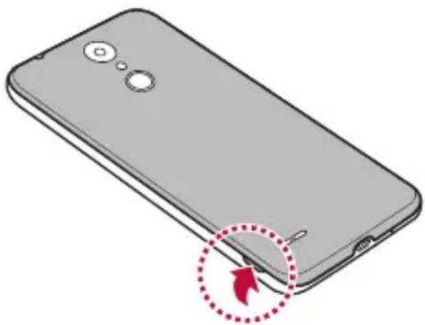 LG LMX210EM - Instalowanie baterii - 1