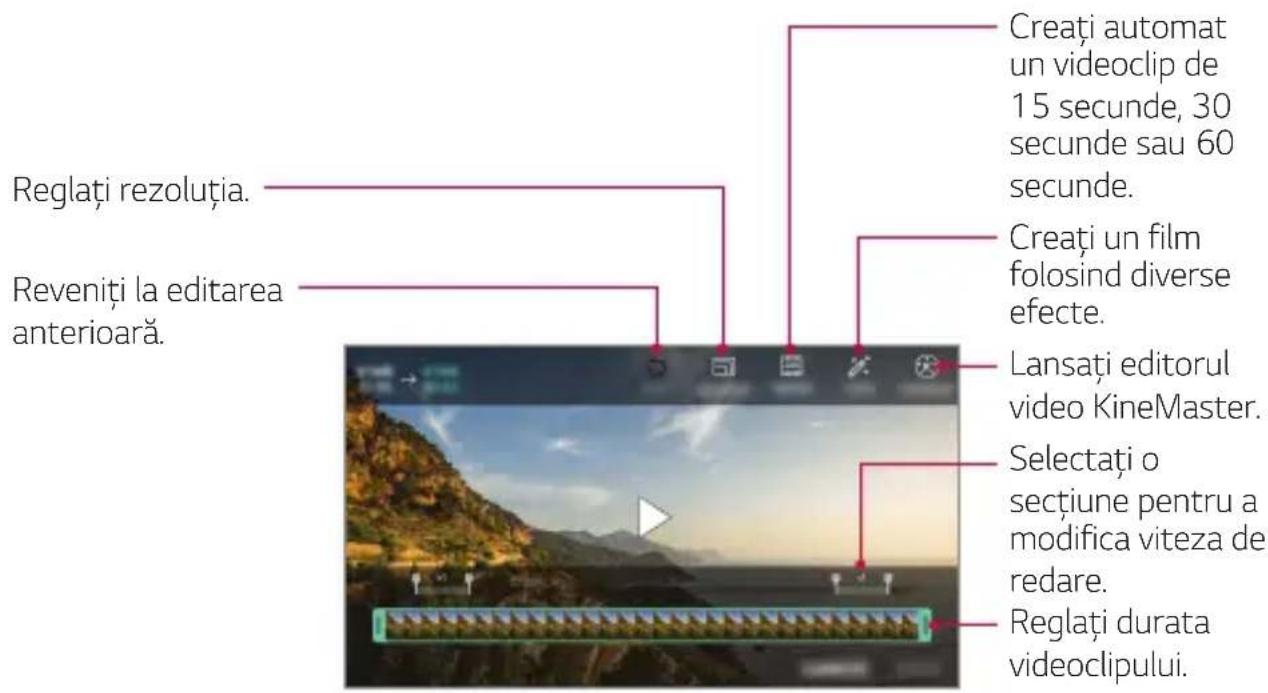 LG LMX210EM - Editarea videoclipurilor - 1