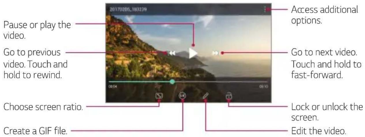 LG LMX210EM - Playing a video - 1