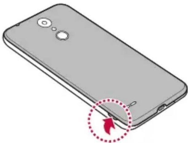 LG LMX210EM - Insertion de la carte mémoire - 1