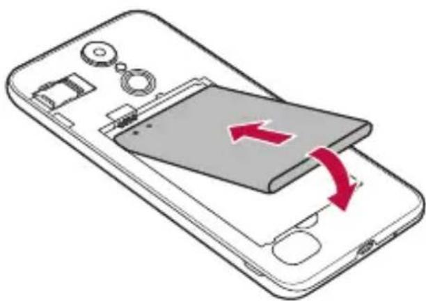 LG LMX210EM - Installing the battery - 2