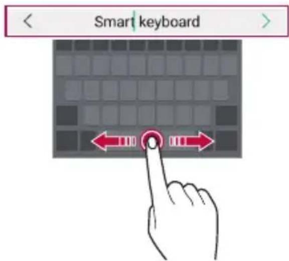LG LMX210EM - Desplazamente del cursor - 1
