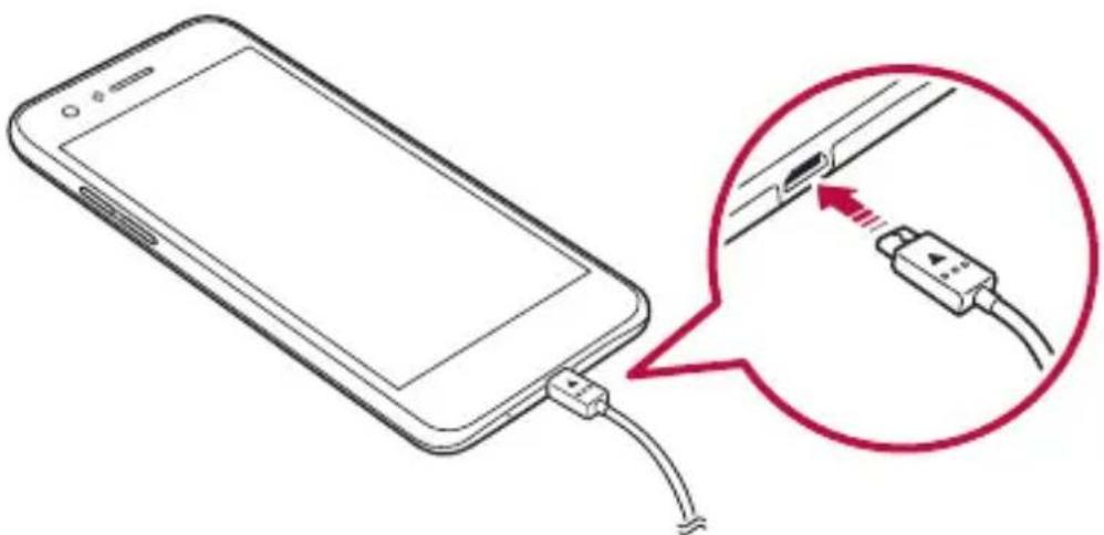 LG LMX210EM - Ladowanie baterii - 1
