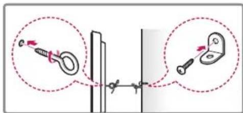 LG 55EG9209 - Fissaggio della TV alla parete - 2