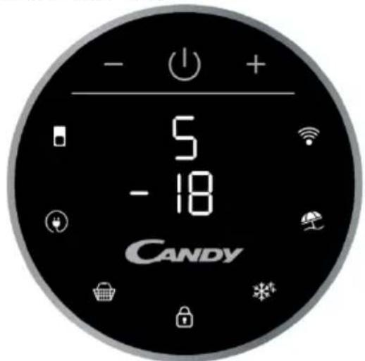 CANDY CMNV 6182WWD - ROND DISPLAY - 1