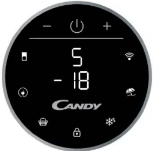 CANDY CMNV 6202W - FUGGÖLEGES KIJELZÖ - 2