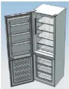 CANDY CMNV 6202W - YcTaHOBHTe DBepb XoJIOpHJIbHoH N MOpO3HJIbHOJ KaMepbI Ha IIpoTnBOIOJIOKHOJ CTOpOHe - 5