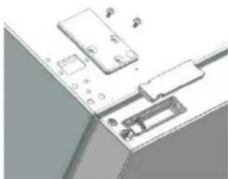 CANDY CMNR 6204WPUWIFI - Αποσυναρμολόγηση της πόρτας του ψυγείου - 3