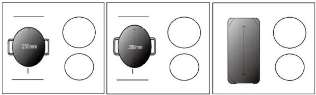 CANDY CIC642 - Selection d'une grande zone - 2