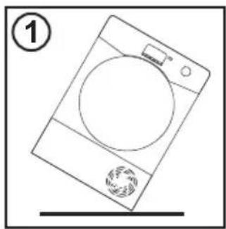 CANDY CS H8A1LES - Fit the Hose as Follows: - 1