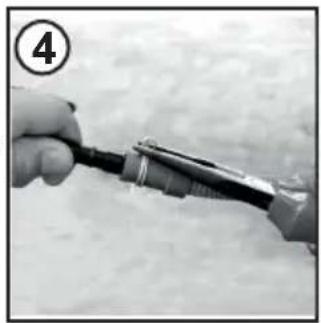 CANDY CS H8A1LES - Fit the Hose as Follows: - 4