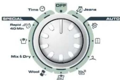 OFF Time Jeans SPECIAL Rapid 40 Min AUTO Mix & Dry Wool
