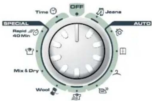 OFF Time Jeans SPECIAL Rapid 40 Min AUTO Mix & Dry Wool