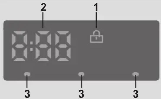 CANDY GV 157D31S - Digitalni prikazovalnik - 1