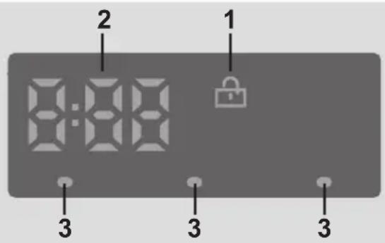 CANDY GV 157D31S - ANZEIGENBEREICH - 1