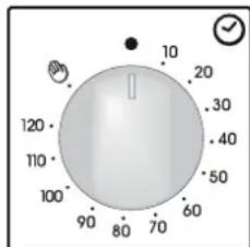 CANDY FCP502N - UTILISATION DU MINUTEUR COUPE-CIRCUIT - 1