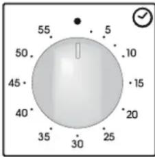 CANDY FCP502N - USO DEL CONTAMINUTI 3.2 USO DEL TEMPORIZZATORE - 1