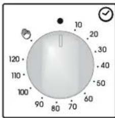 CANDY FCP502N - USING THE END OF COOKING TIMER - 1