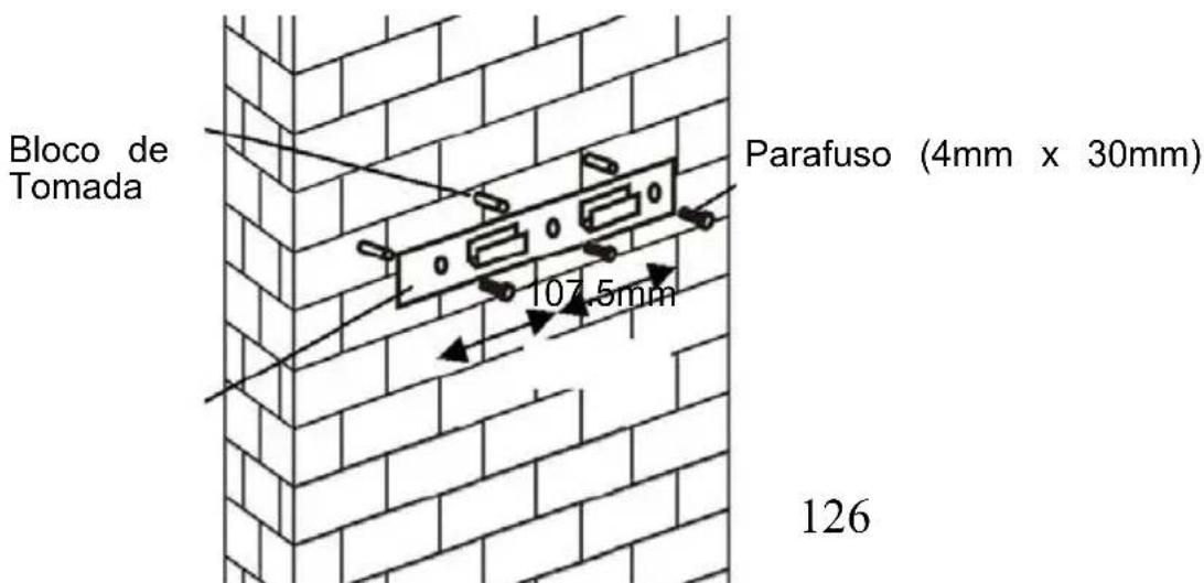 CANDY CVMA 70 W - INSTALAÇÃO (ventilação para o exterior - fixação na parede - 4