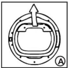 CANDY CBTD 7A1TES - Pour retirer le réservoir d'eau de la porte - 1