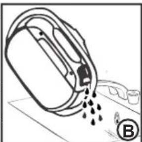 CANDY CS4 H7A1DES - Entfernen des Behalters - 2