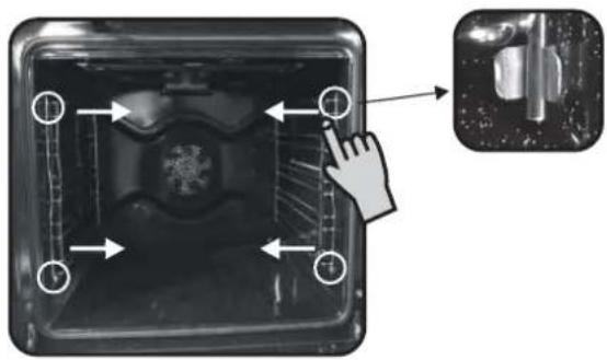 CANDY FCXE625VNX - RIMOZIONE E PULIZIA DELLE GRIGLIE - 1