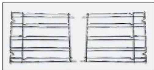 CANDY FCXP625WXL - Grilles de fil lateral - 1