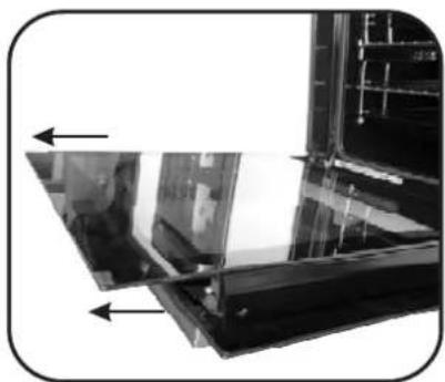 CANDY FCXP625WXL - REMOVALAND CLEANING OF THE GLASS DOOR - 5