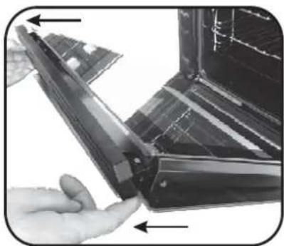 CANDY FCXP625WXL - EXTRACCION Y LIMPIEZADE LAPUERTADE VIDRIO - 7