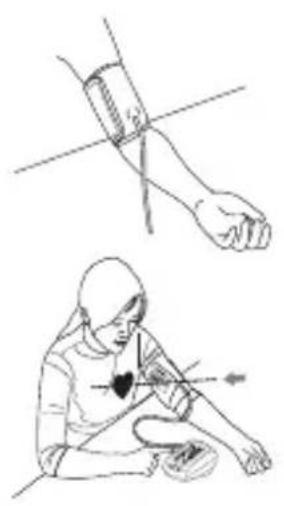 TOPCOM BPM ARM 3301 - Applying the cuff - 3