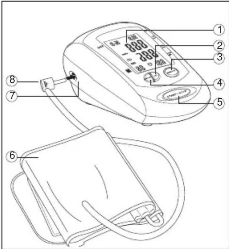 TOPCOM BPM ARM 3301 - Knappar - 1