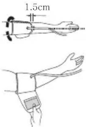 TOPCOM BPM ARM 6331 - Applying the cuff - 2
